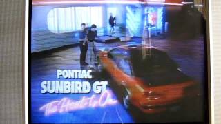 1989 Pontiac Sunbird GT commercial [upl. by Lamp]