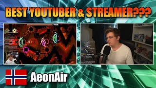 AeonAir Reacts to Geometry Dash Awards 2023 Best YouTuber and Streamer [upl. by Harcourt969]