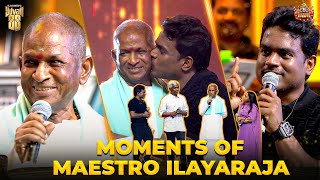 MOMENTS OF MAESTRO ILAYARAJA🙌🔥  BLACKSHEEP EVENT  YUVAN25 illayaraja yuvan25 [upl. by Smada]