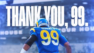 Thank you Aaron Donald 🐐 [upl. by Yanaj]