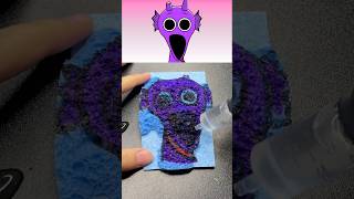 I drew Durple Horror Version from Incredibox Sprunki using Magic Eraser Sponge sprunki incredibox [upl. by Robinet104]