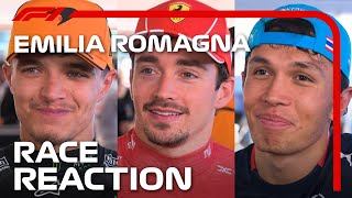 Drivers Reaction After the Race  2024 Emilia Romagna Grand Prix [upl. by Larimore718]