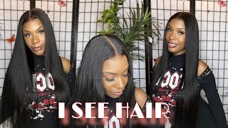 I 100 Recommend  ISEE MCap Wear Go Straight 9x6 HD Lace Glueless Wig Pre Bleached Tiny Knots Wig [upl. by Jahdol]