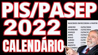 CALENDÃRIO DE SAQUE PISPASEP 2022 LIBERADO PELO GOVERNO  DATAS DE PAGAMENTOS DO ABONO SALARIAL PIS [upl. by Kilgore]