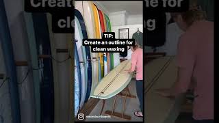 How to properly wax a surfboard [upl. by Vernen]