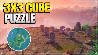 Watatsumi Island 3x3 Cube Puzzle  World Quests and Puzzles 【Genshin Impact】 [upl. by Bernard241]