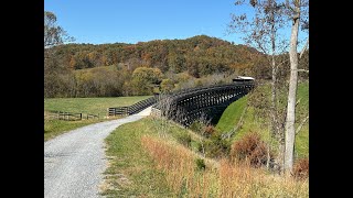 Recumbent Tikes on the Virginia Creeper Trail  Abingdon to Alvarado [upl. by Kubetz67]