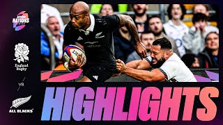 HIGHLIGHTS  ENGLAND V NEW ZEALAND  AUTUMN NATIONS SERIES [upl. by Isyak591]