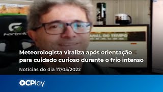 Meteorologista viraliza após orientação para cuidado curioso durante o frio intenso [upl. by Lesak]