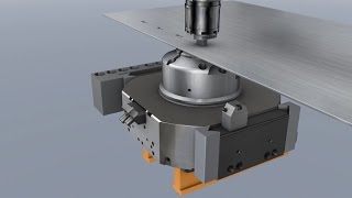 TRUMPF punching TruPunch 3000  How the descending die works [upl. by Daphne]