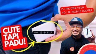 Internet Comel Kemana Saja  DLink DWR930M 4G LTE Mobile Router Review  moqMOQ Tube [upl. by Ozner]