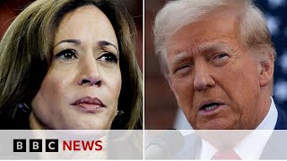 Donald Trump and Kamala Harris trade insults in run up to US election  BBC News  BBC News [upl. by Gnaht]