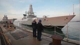 HMS Diamond Type 45 Destroyer Royal Navy [upl. by Ottavia]