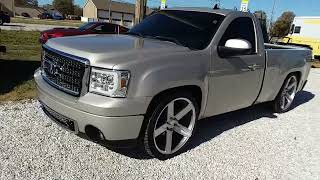 2007 GMC SWB Lowered Pickup Gold Ready to Purchase GodGivenTalent AutoMagic Mirror [upl. by Wooldridge610]