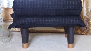 Dollar Tree Footstool DIY [upl. by Cornel807]