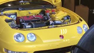 Derf Tuned 460hp Supercharged Nitrous K20 Type R [upl. by Zeiler]