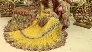 Mehandi dress design 2024  mehandi lehenga design Wedding dress design for girls [upl. by Mayes]