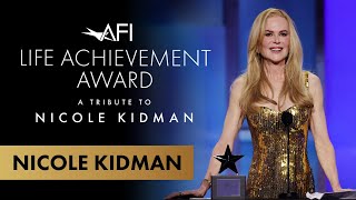 Nicole Kidman Accepts the 49th AFI Life Achievement Award [upl. by Feriga]