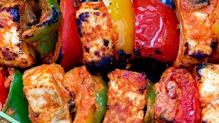 Paneer tikka without onion and garlic jain paneer tikka [upl. by Namie]