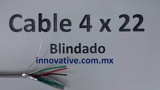 Cable 4 x 22 Blindado [upl. by Imoyn]