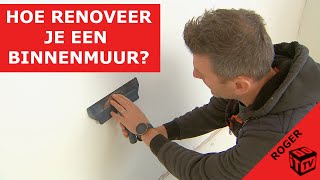 Hoe bereid je een beschadigde muur voor om te schilderen  Roger [upl. by Adnilra119]