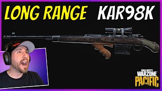 NEW Best Kar98K Long Range Class Setup in Warzone Pacific Caldera Loadout Gameplay [upl. by Asereht]