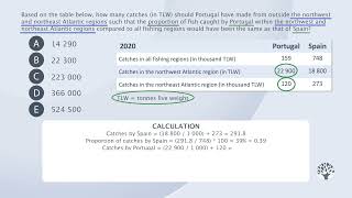 EPSO Numerical Reasoning task 1  video explanation [upl. by Westney587]