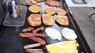 How I Cook Breakfast on a Blackstone Griddle [upl. by Bilac387]