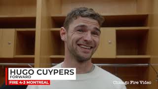 Forward Hugo Cuypers Chicago Fire 43 CF Montreal yodeportes [upl. by Esej]