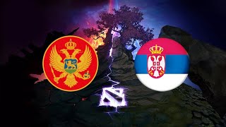 Crna Gora vs Srbija  Dota 2  Kvalifikacije za Rijad [upl. by Arlee]