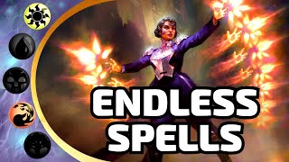 🔴⚪ Cast Spells On Repeat For Easy Ladder Wins  MTG Arena Standard Deck List Wilds of Eldraine [upl. by Qerat374]