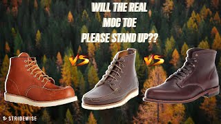 Shoemaker Explains Moc Toe Boots vs Genuine Handsewn Mocs vs Plain Toe [upl. by Peony]