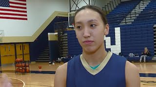 Norwell girls basketballs Vanessa Rosswurm full practice interview 12112023 [upl. by Thunell343]