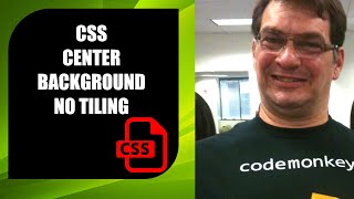 How to place a background center image in html amp css with no tiling [upl. by Akcimat]