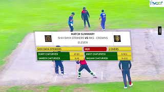 25 Feb 2024  SHIV DAYA STRIKERS vs RKS CROWNS ELEVEN [upl. by Eenalem]