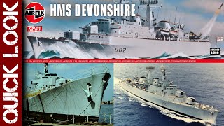 HMS Devonshire Airfix Vintage Classics 1600 scale model [upl. by Herzen]