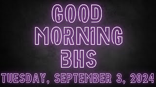 Barberton High School Morning Announcements for Tuesday September 03 2024 [upl. by Juan]