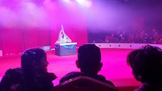 Christmas Contortion Act at Winter Funland in Manchester 2022 with Bianca Cristine [upl. by Fruin]