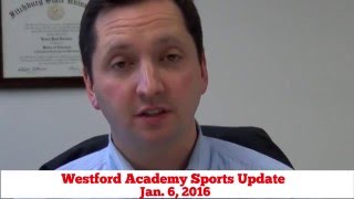 Westford Academy Sports Update  Jan 6 2016 [upl. by Gnivre]