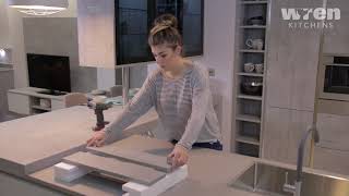 Wren Kitchens How to attach a kitchen drawer front Kitchen installation guide [upl. by Sumner]