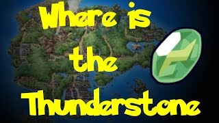 Where Is The Thunderstone Pokemon RubySapphireEmerald [upl. by Seaman588]