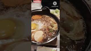 Sukiyaki Soup Sotanghon by Kimono ken  Short video [upl. by Ahsa]