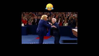 Trump Throws Heavy Punches at Biden 🤣 shorts [upl. by Elleinet]