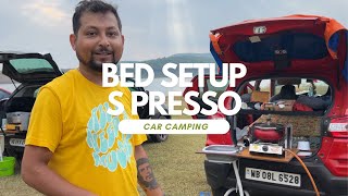 Car Bed Setup in Maruti S Presso  Car Bed Setup for carcamping Marutispresso [upl. by Alessandro]