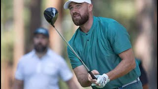 Travis Kelce caught during the ACC Celebrity Golf Championship at Edgewood Tahoe Golf Course on 12 [upl. by Takara]