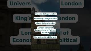 Top 5 universities in London to pursue higher education [upl. by Anilatsyrc]