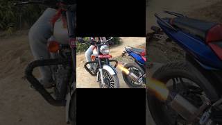 Ns 200 vs bullet 350 misfire sound  OMG 😱 BabinMoktanTamang [upl. by Huckaby]