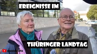 Ereignisse im ThÃ¼ringer Landtag Erfurt 28924 [upl. by Behnken]