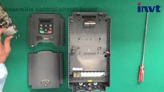 INVT Teaching Assemble the inverter GD200A [upl. by Schilt521]