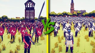 MEDIEVAL ARMY vs KNIGHT ARMY  Totally Accurate Battle Simulator TABS [upl. by Pyotr]